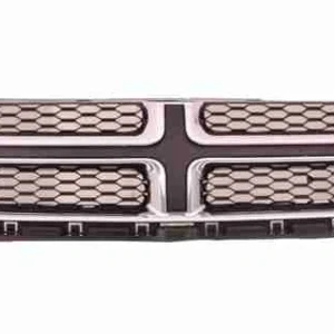 2011-2014 Dodge Avenger Grille Matte-dark Gray w/ Chrome Molding