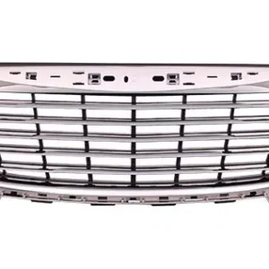 2011-2016 Chrysler Town And Country Grille Matte-black w/ Chrome Frame