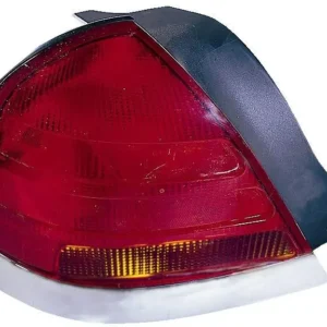 1998-2004 Ford Crown Victoria Tail Lamp Driver Side (chrome Moulding 4 Bulb-red-amber) Hight Quality