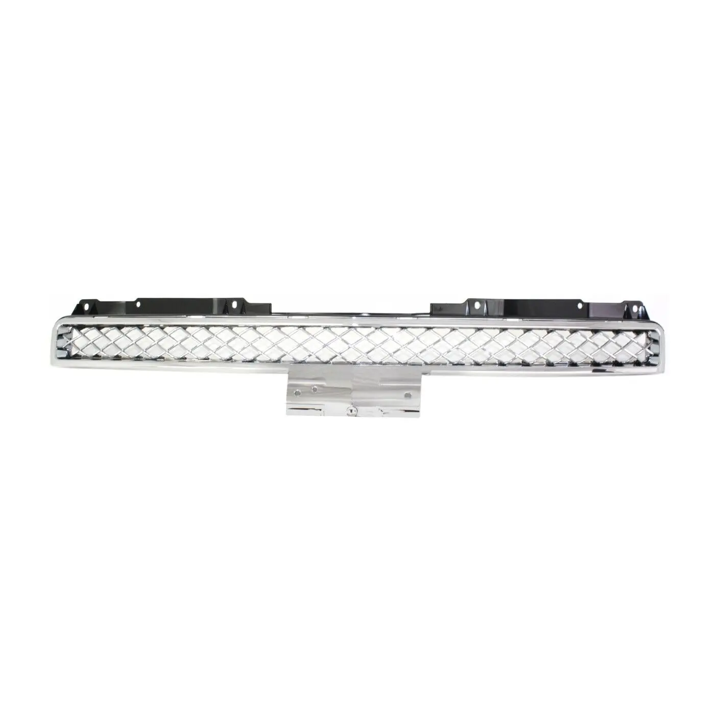 2007-2013 Chevrolet Avalanche Grille Upper Chrome w/ Platinum Frame w/off Rd
