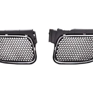 2005-2008 Pontiac Vibe Grille Passenger Side Upper Matte-dark Gray w/ Chrome Molding