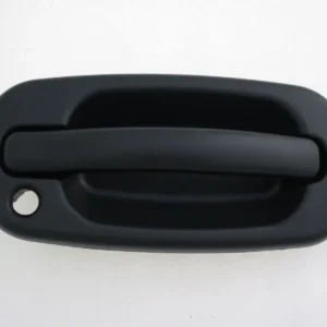 2001 GMC Sierra C3 Door Handle Front Passenger Side Outer Black (w/ Key Ho)