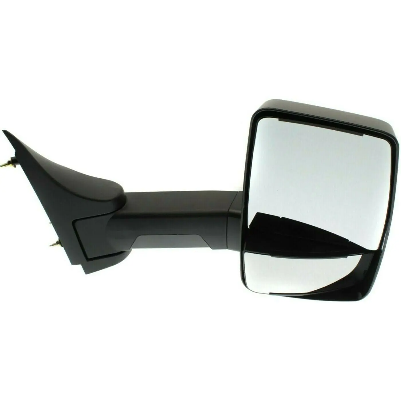 2003-2023 Chevrolet Chevy Express Door Mirror Passenger Side Manual Textured w/ Tow/ Long Arm For 96INCH Wide And Over Models