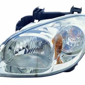 2005-2006 Pontiac G5 Pursuit Head Lamp Driver Side Smokey Housing w/ Brkt/ Clear Lens CAPA