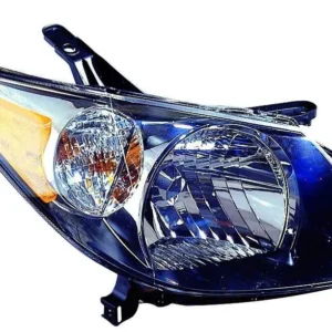 2003-2004 Pontiac Vibe Head Lamp Passenger Side Black Housing Hight Quality