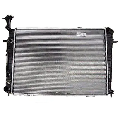 2005-2008 Hyundai Tucson Radiator (2786) 2.0L Side Plates Are 1-1/16 Inch Wide