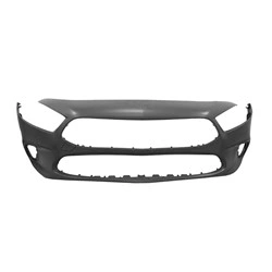 2019-2022 Mercedes A250 Bumper Front Primed w/ Tow Hook Hole Cover w/o Sensor/camera/smg