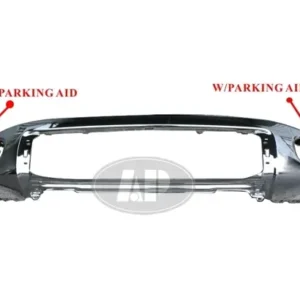 2007-2013 Toyota Tundra Bumper Face Bar Front Chrome w/ Sensor