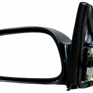 2003-2008 Pontiac Vibe Door Mirror Driver Side Power Non-foldaway Gloss Black PTM